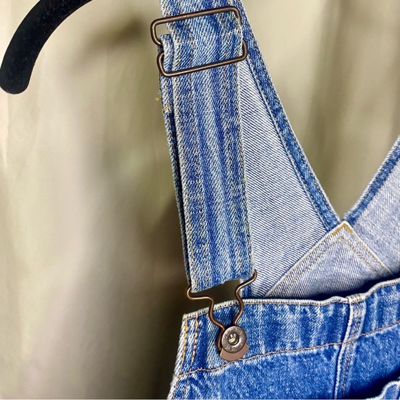 VINTAGE TOMMY HILFIGER TOMMY JEANS 90’s OVERALLS DENIM Unisex size medium - Picture 11 of 15